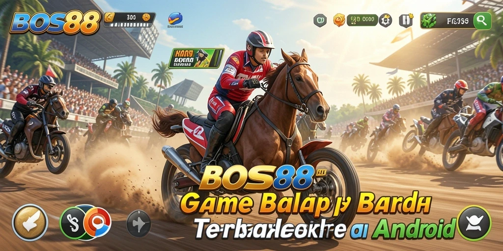 Tampilan gameplay BOS88 yang seru dan menegangkan saat berlomba.