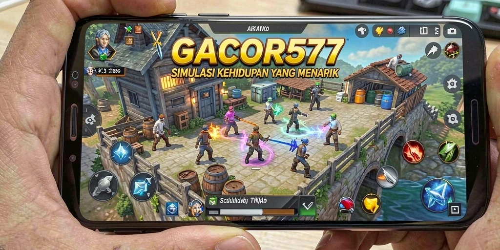 Tampilan gameplay GACOR577 yang menakjubkan dengan berbagai interaksi.