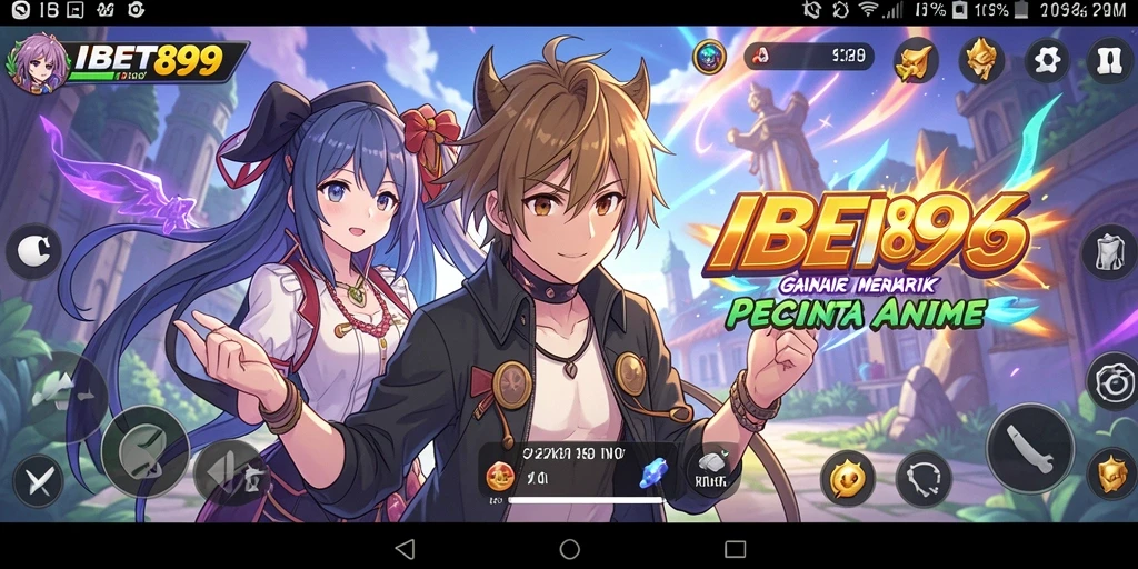 Tampilan menarik dari gameplay IBET899 dengan karakter Anime ikonik.