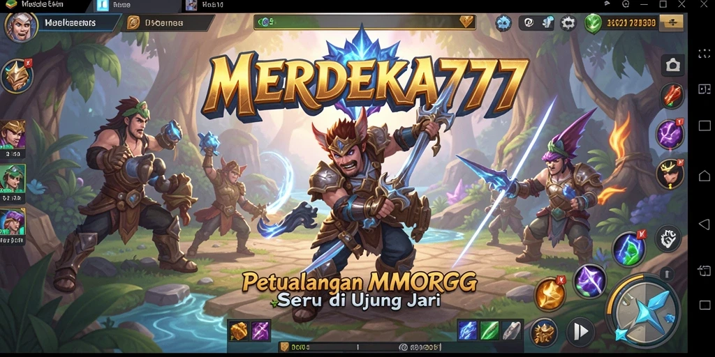 Tampilan gameplay seru di dunia <strong>MERDEKA777</strong> yang penuh petualangan.