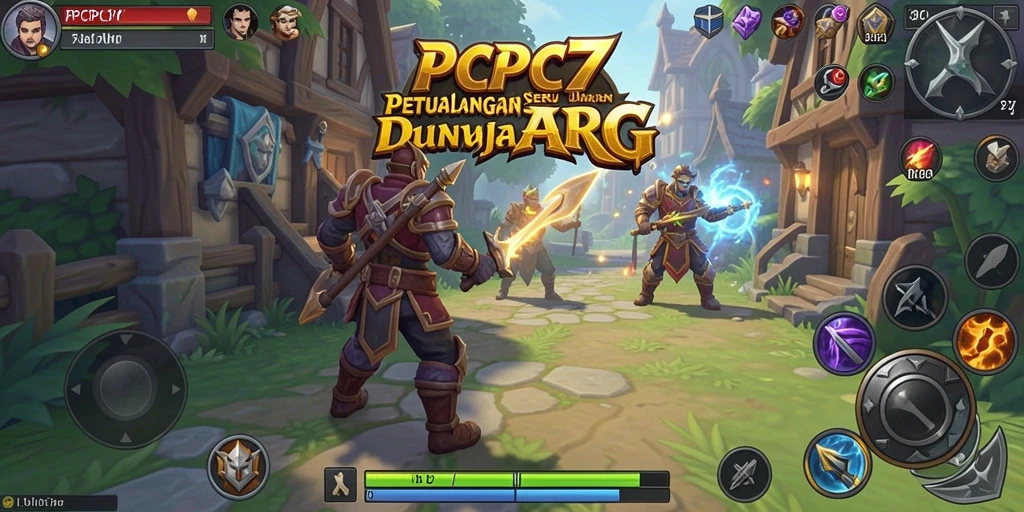 Tampilan gameplay ARPG yang epik dan menarik.